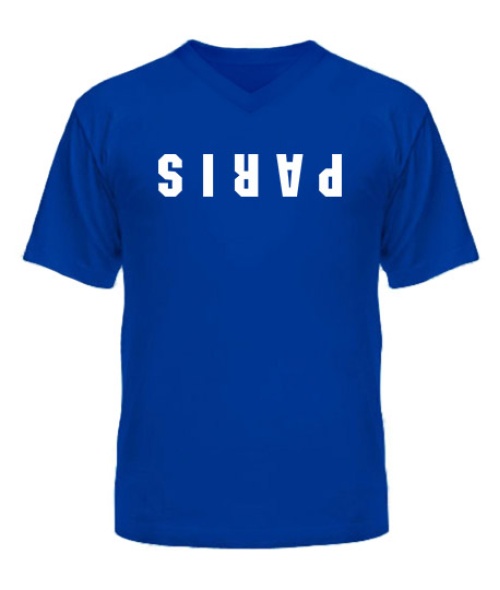 Чоловіча футболка з V-подібним вирізом Праріж 2 (Paris2)