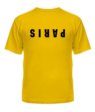 Чоловіча футболка Париж Чоловіча футболка Париж