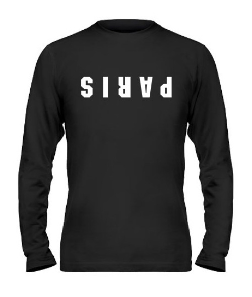 Чоловічий лонгслів Париж