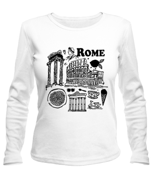 Женский лонгслив Рим