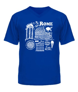 Чоловіча футболка з V-подібним вирізом Чоловіча футболка з V-подібним вирізом