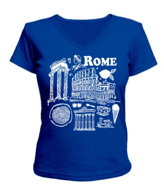 Жіноча футболка з V-подібним вирізом Жіноча футболка з V-подібним вирізом