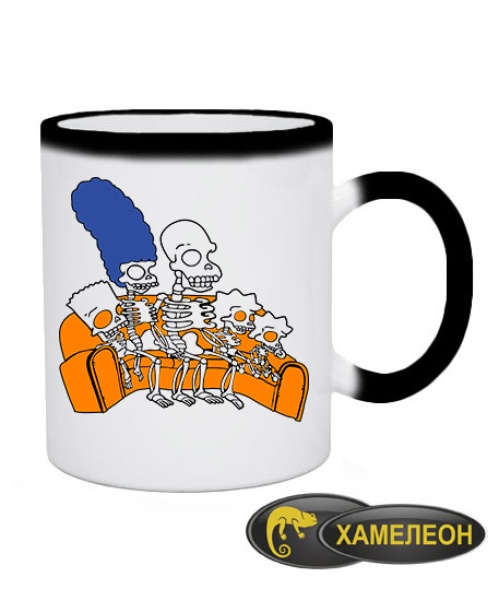 Чашка хамелеон Симпсони №6