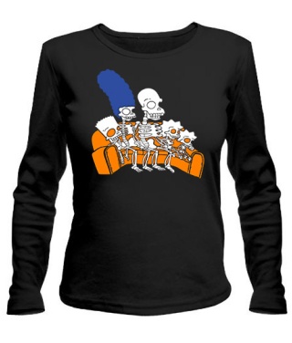 Жіночий лонгслів Симпсони №6