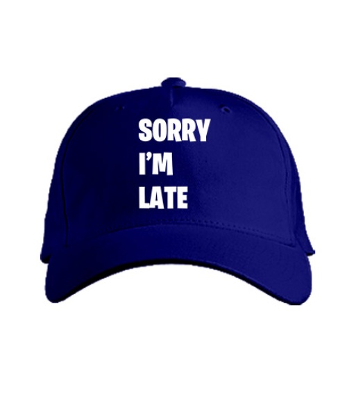 Кепка класик SORRY I'M LATE