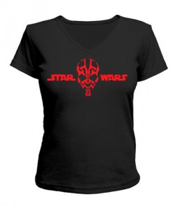 Женская футболка с V-образным вырезом Star Wars №18