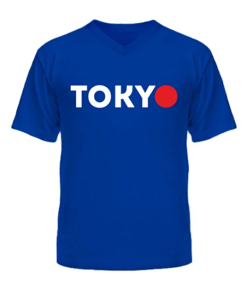 Чоловіча футболка з V-подібним вирізом Токіо.