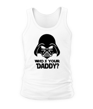 Чоловіча майка Хто твій Папа (Star Wars)