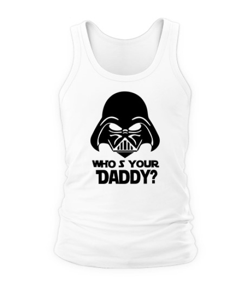 Чоловіча майка Хто твій Папа (Star Wars)