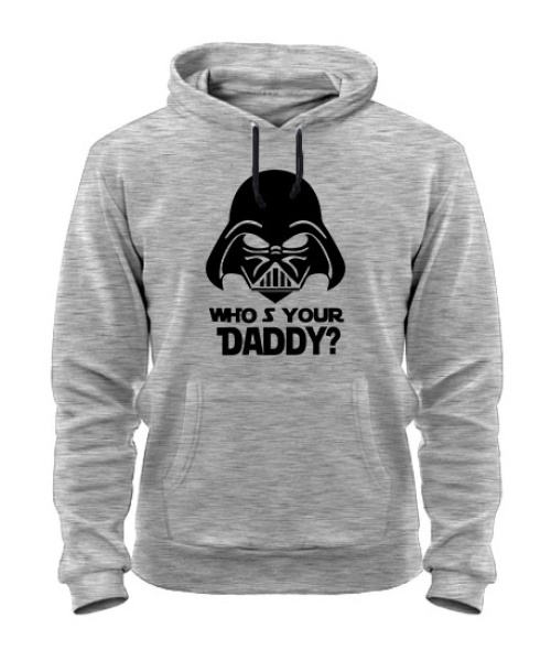Толстовка-худі Хто твій Папа (Star Wars)