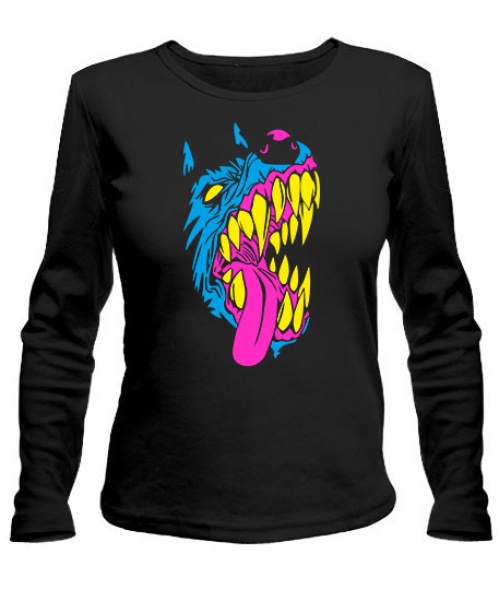Женский лонгслив Волк (Wolf)