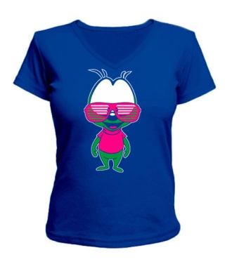 Жіноча футболка з V-подібним вирізом Вжик (wzik) Жіноча футболка з V-подібним вирізом Вжик (wzik)