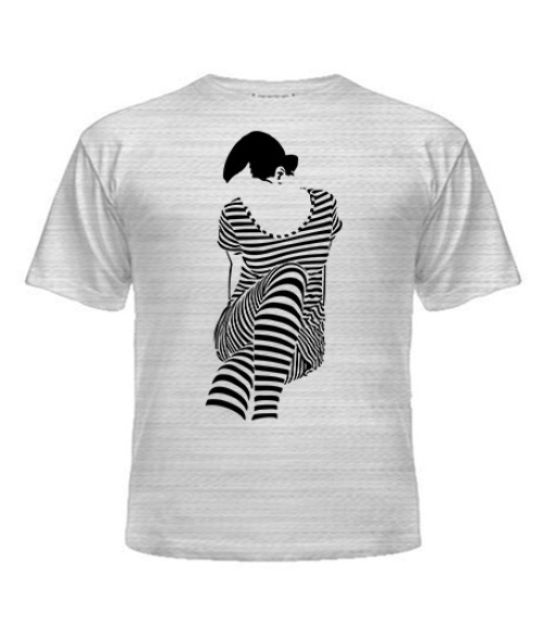 Дитяча футболка Дівчина Зебра (Zebra)