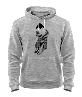 Толстовка-худі Дівчина Зебра (Zebra)