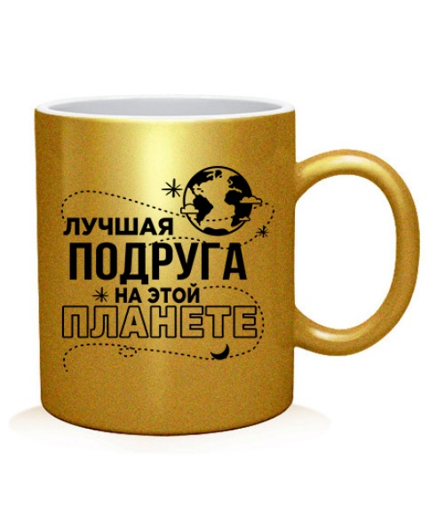 Чашка арт Найкраща подруга на цій планеті