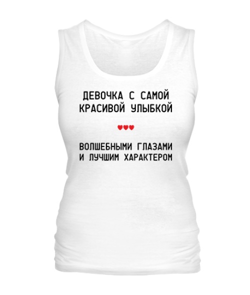 Жіноча майка з красивими очима