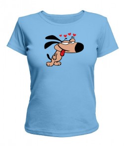 Жіноча футболка Закоханий пес