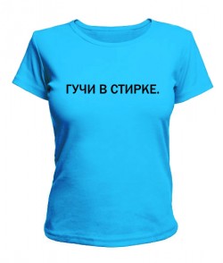 Жіноча футболка Гучі у пранні