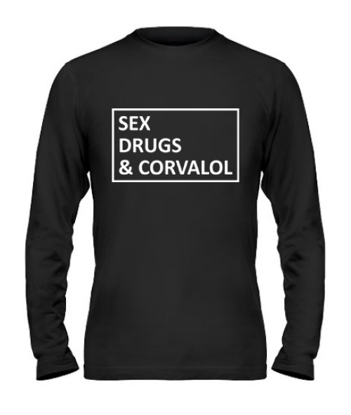 Чоловічий лонгслів sex drugs