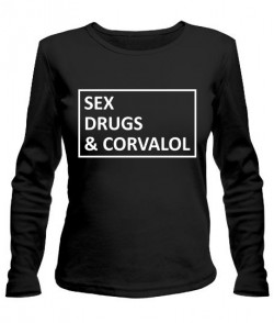 Жіночий лонгслів sex drugs & corvalol