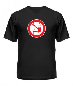 Чоловіча футболка з V-подібним вирізом Стоп Вірус