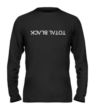 Чоловічий лонгслів TOTAL BLACK