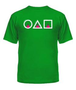 Чоловіча футболка (Зелений M) Гра в кальмара №2