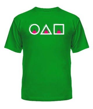 Чоловіча футболка (Зелений M) Гра в кальмара №2