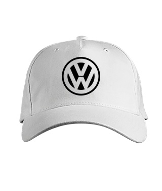 Кепка преміум (Білий) "Оксамит" VOLKSWAGEN 