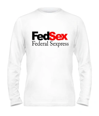Чоловічий лонгслів FedSex-Federal Sexpress