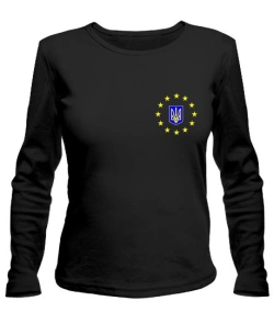 Жіночий лонгслів Герб України Варіант №1