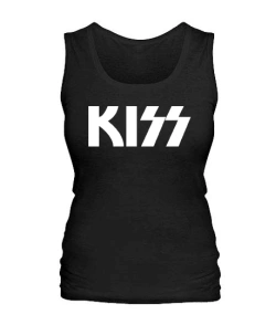 Жіноча майка Kiss Варіант №2
