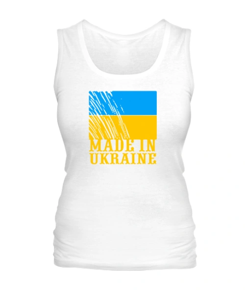 Жіноча майка Made in Ukraine Варіант №1